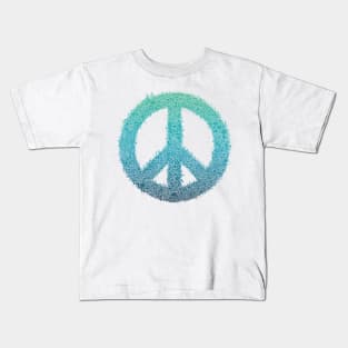 Peace and Flowers Kids T-Shirt